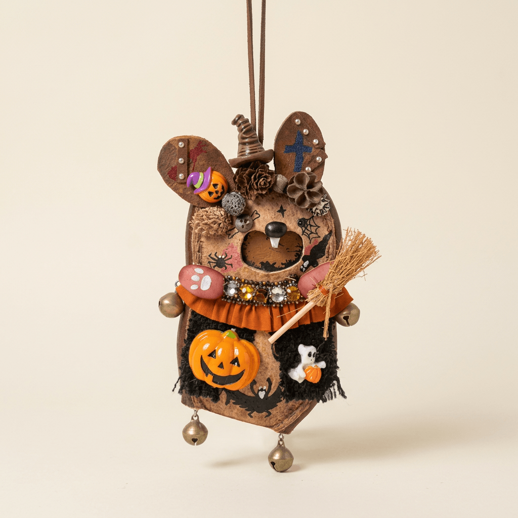Handmade Halloween Bunny Ornament | PEA KINGDOM